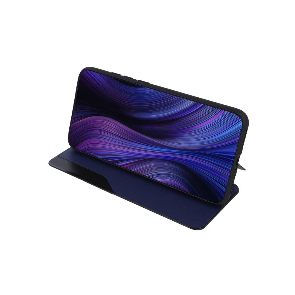Husa Samsung A33 5G a336 Flip Smart View Albastru Inchis - Image 4
