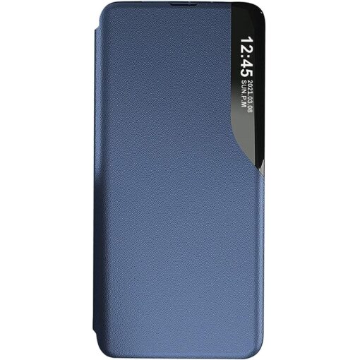 Husa Samsung A14 4G a145 A14 5G a146 Flip Smart View Albastru