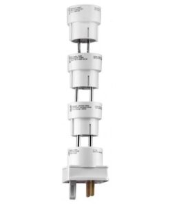 Set 4 adaptoare priza pentru calatorii Goobay