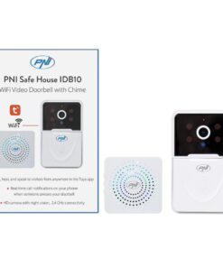 Sonerie video Interfon WiFi PNI Safe House IDB10 Vizibilitate nocturna Control Volum si Ton Apel