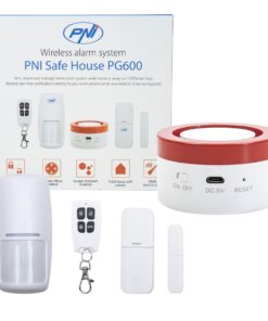 Sistem de alarma wireless PNI Safe House PG600 Securitate pentru casa Alarma Antiefractie fara Fir