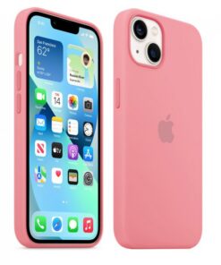 Alternative view of Husa iPhone 13 6.1 Silicon Liquid Baby Pink