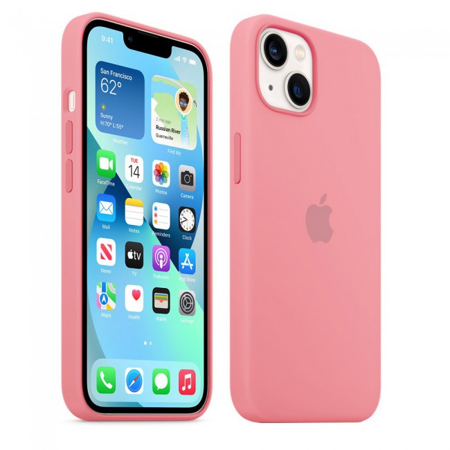 Husa iPhone 13 6.1 Silicon Liquid Baby Pink - Image 2