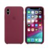 Husa iPhone XS Max 6.5 Silicon Liquid Dark Rose - imagine 3