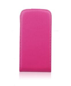 Husa telefon Flip Vertical Samsung Mini Pop Plus s5570 pink