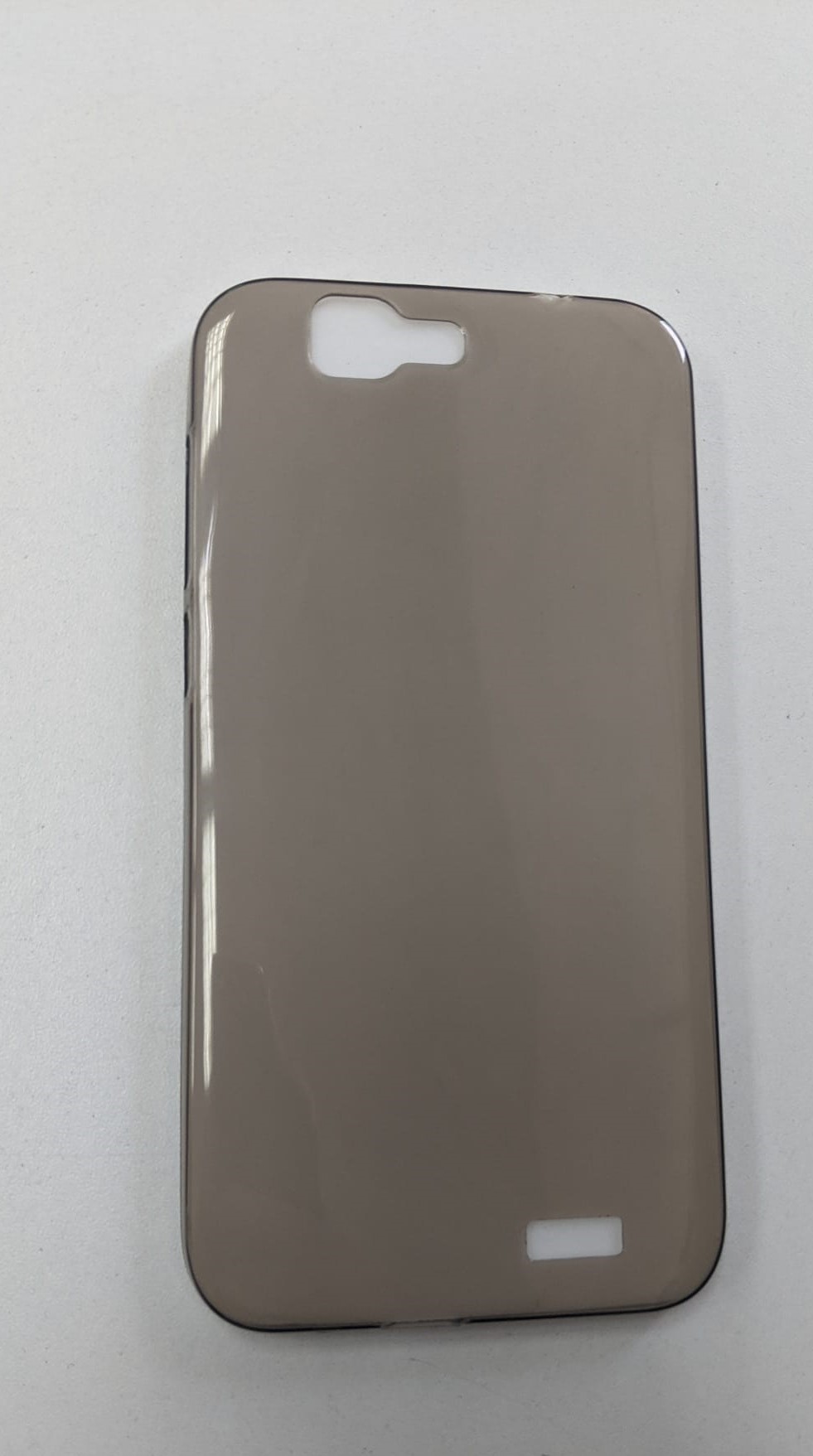 Husa Telefon Silicon Huawei G7 clear grey ultra thin - Image 2