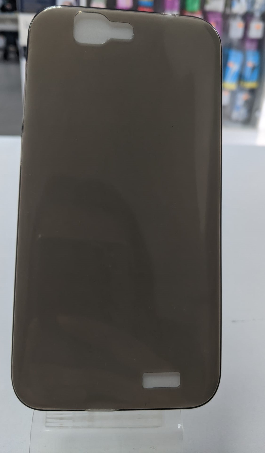 Husa Telefon Silicon Huawei G7 clear grey ultra thin - Image 3