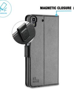 Alternative view of Husa Telefon Wallet book Huawei Y6 black BeHello