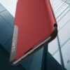 Husa Samsung A35 5G a356 Flip Smart View Rosu - imagine 3