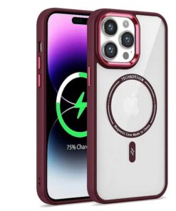Husa iPhone 12 iPhone 12 Pro 6.1 Magnetic Wine Red