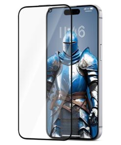 Folie Sticla Tempered Glass iPhone 16 Plus 6.7 4D/5D Full Glue Fullcover Negru