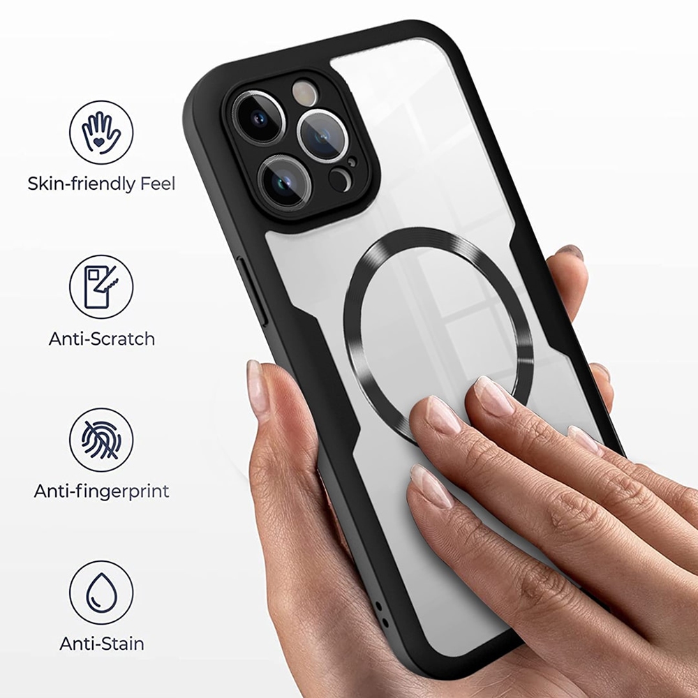Husa iPhone 16 Plus Magsafe 360 Techsuit Roz - imagine 3