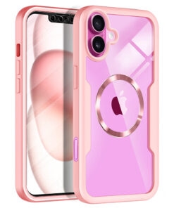 Husa iPhone 16 Plus Magsafe 360 Techsuit Roz