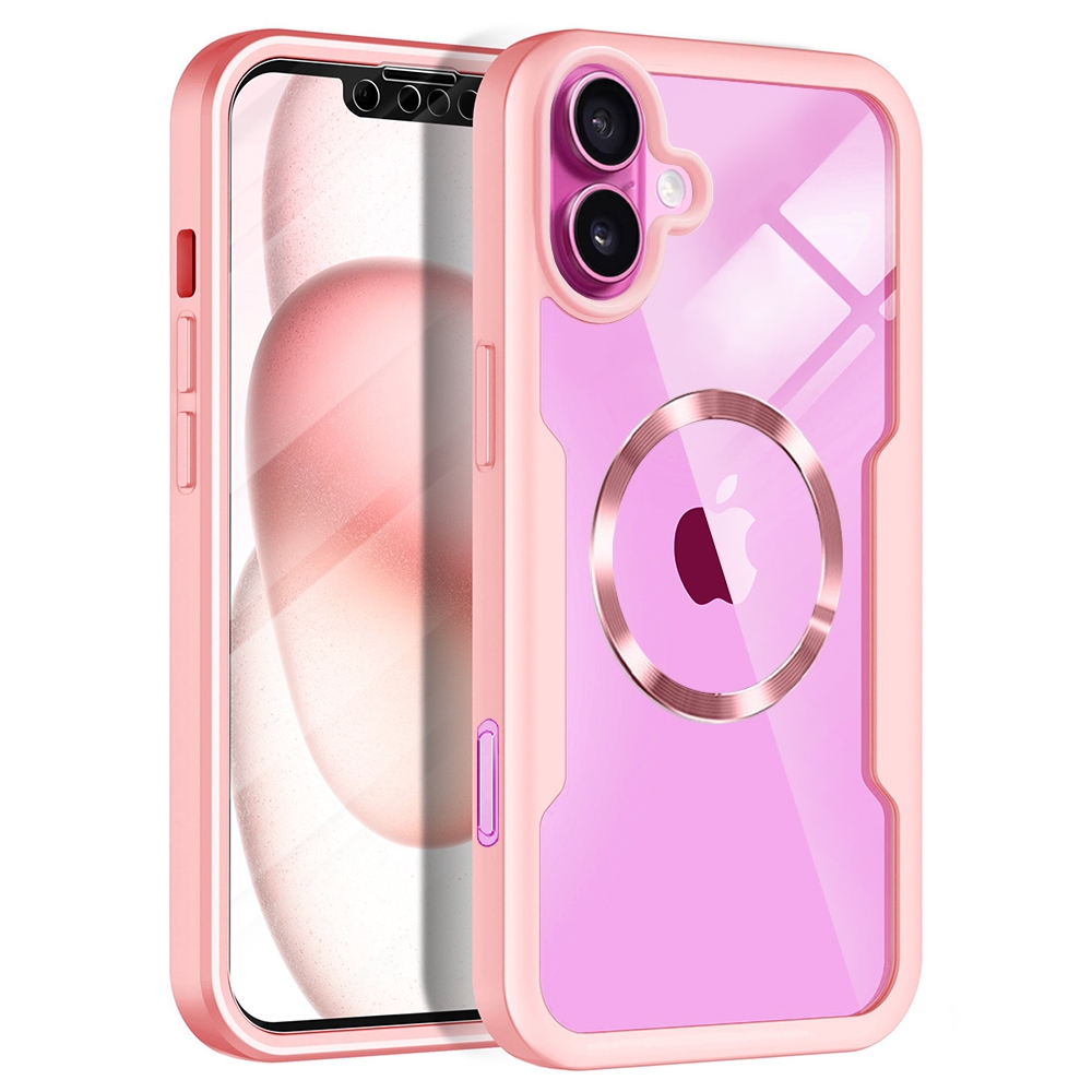 Husa iPhone 16 Plus Magsafe 360 Techsuit Roz
