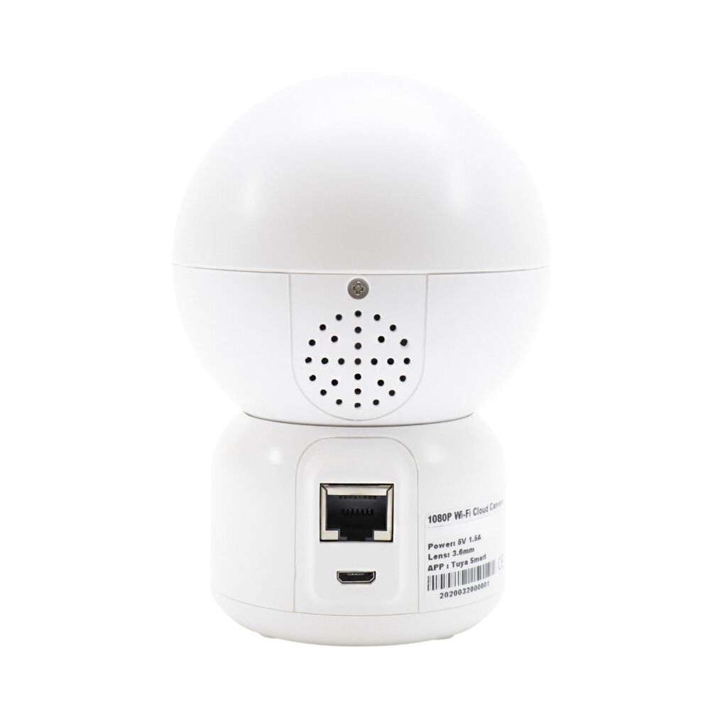 Camera de supraveghere Camera supraveghere video PNI IP390T 1080P cu PTZ WiFi H264+ suporta microSD 128GB, Night Vision, aplicatia Tuya, P2P, Android, iOS, pentru interior, rotire dupa miscare, alarma la miscare - Image 3