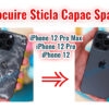 Inlocuire Capac Spart iPhone 12 12Pro 12 Pro Max Sticla Spate - imagine 3