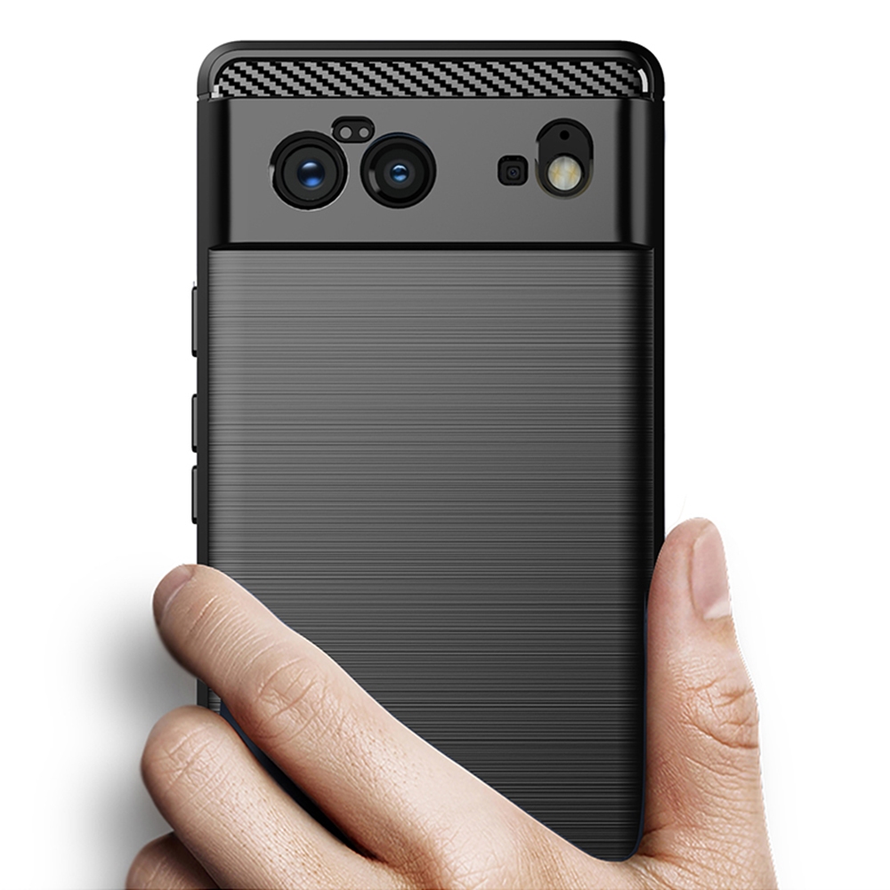 Husa Google Pixel 6 Silicon Carbon Negru - Image 7