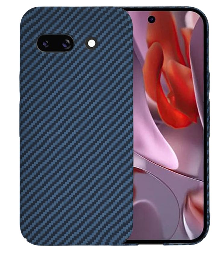 Husa Google Pixel 9a Plastic Techsuit Carbon Albastru - imagine 3