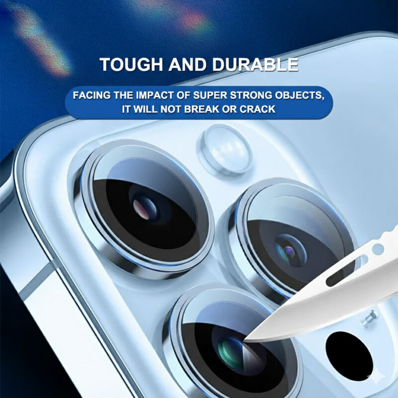 Protectie Camere iPhone 17 Pro Max iPhone 17 Pro Argintie - Image 2