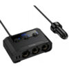 Incarcator Auto 240w 3 x Tripla & 2 x  USB Tip C &  2 x USB A Hoco z64 - imagine 3