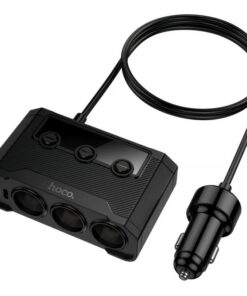 Incarcator Auto 240w 3 x Tripla & 2 x  USB Tip C &  2 x USB A Hoco z64